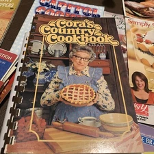 Cora's Country Cookbook 1977, Spiral Bound 128 Pages Margaret Hamilton TV Fame