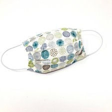 Kids Cotton Face Mask With Filter Pockets Washable Handmade - White Natural