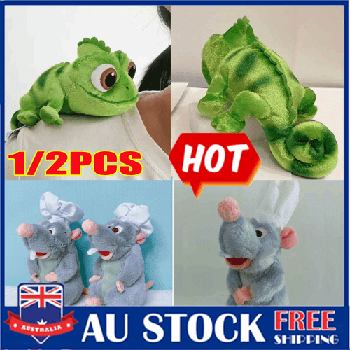 Shoulder Pascal Plush Doll Rapunzel Tangled Magnet Magnetic Stuffed Toys Gifts A - Picture 2 of 19