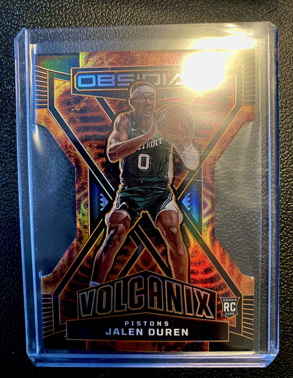 2022-23 Obsidian Case Hit- Volcanix Jalen Duren Rookie RC - SSP #7