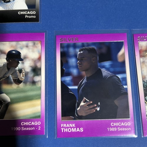🔥1991 STAR CO. RARE SILVER FRANK THOMAS SET ONLY 400 SETS W/Promo💥Ebay POP 1 - Picture 7 of 23