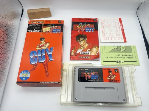 Super Famicom Nintendo Snes Final Fight Guy Japanese Version.