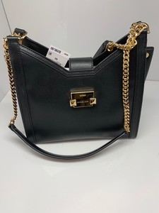 whitney small leather shoulder bag