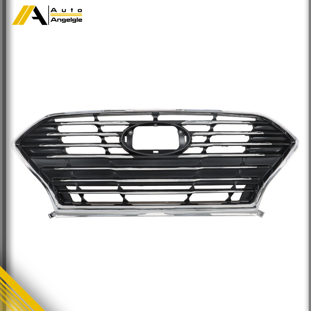 Chrome Grill For Hyundai Sonata 2018 2019 2020 Front Upper Bumper Grille