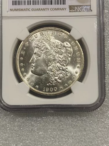 1900 O Morgan Silver Dollar NGC MS65 ~~ BLAST WHITE See pics ~~ (005)