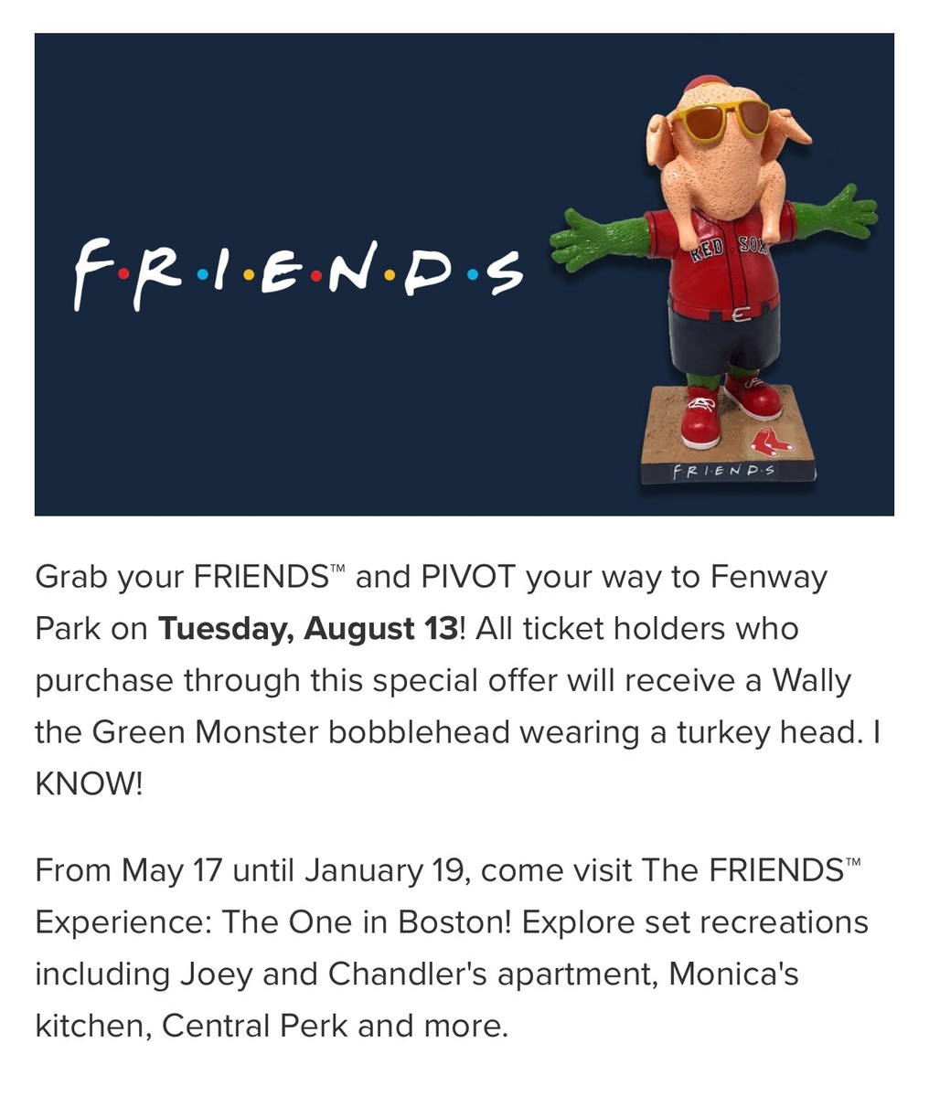 2024 Wally The Green Monster Boston Red Sox Friends Turkey