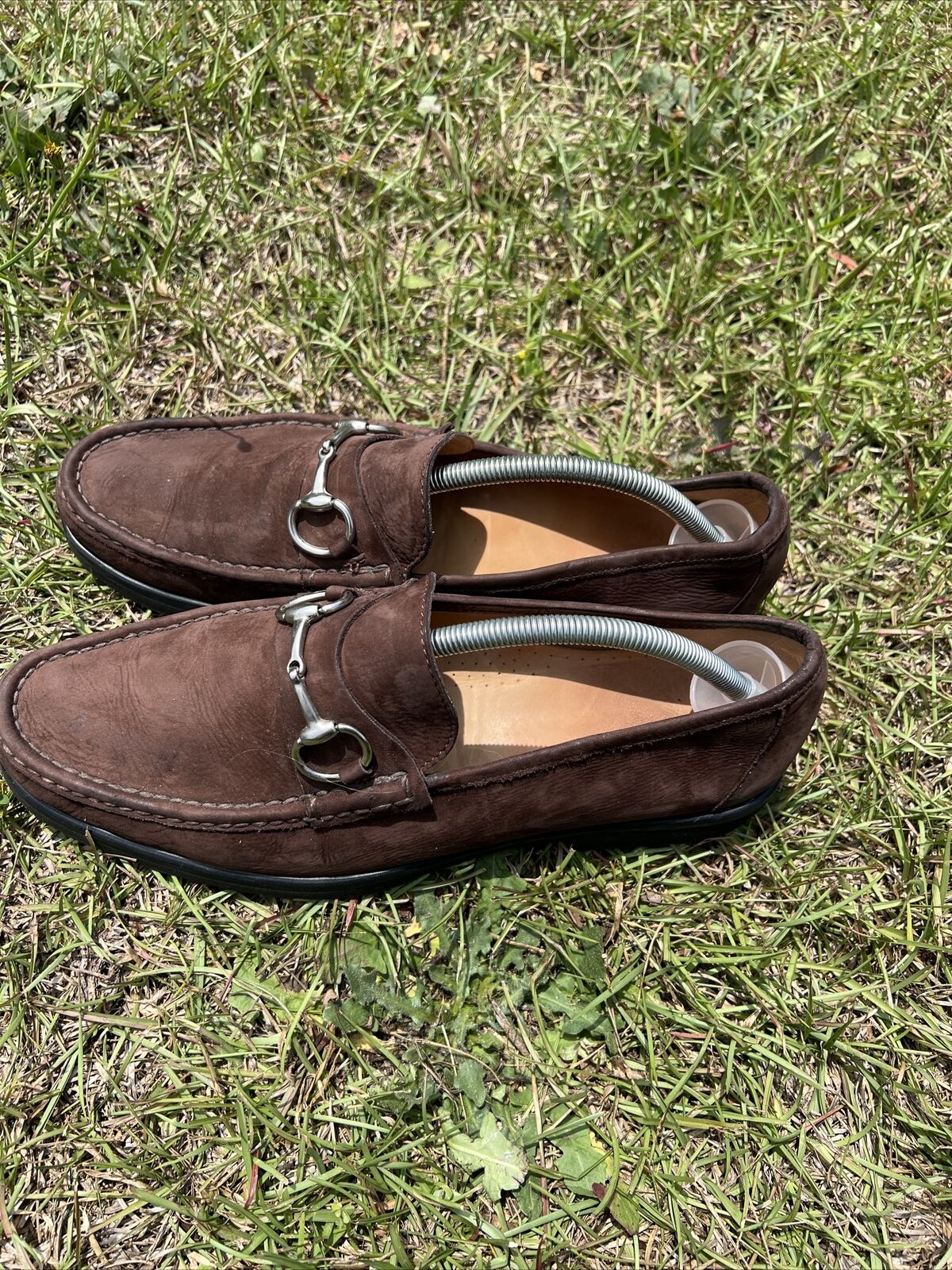 Alan Payne Handmade Brown Leather Loafers Men Siz… - image 11