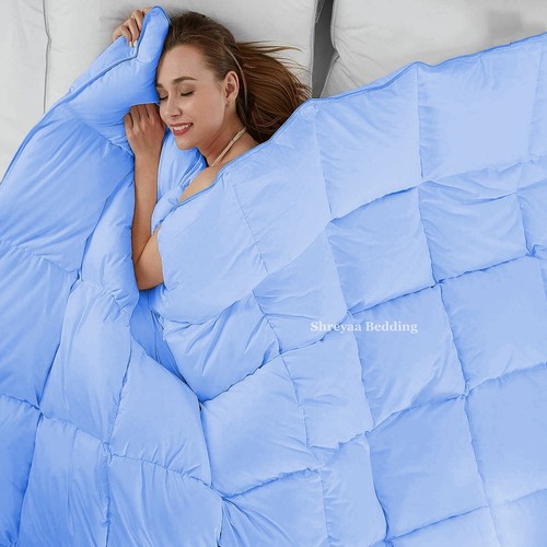 3 PCs Comforter Set Down Alternative 400 GSM Egyptian Cotton Multiple Colors - Picture 239 of 312