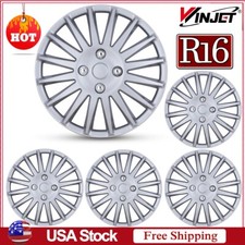 16 Set Of 4 Wheel Covers Full Rim Snap On Hub Caps Fit R16 Tire Steel Wheels