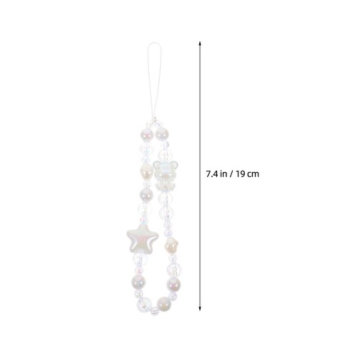 2 PCS Bear Mobile Phone Chain Miss Cell Wristlet Cellphone Strap - Zdjęcie 4 z 12