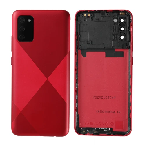 Custodia posteriore posteriore cover porta batteria con adesivo per Samsung Galaxy A02s A025F/M - Foto 10 di 16