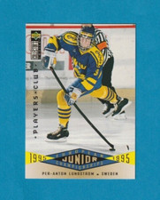 1995-96 Collector's Choice PLAYERS CLUB # 346 Per-Anton Lundstrom TEAM SWEDEN