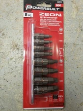 Powerbuilt/Cat Tools 8 Piece Zeon Metric Hex Bit Socket Set 642575
