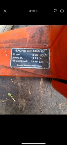 Sachs Dolmar 100 Motorsäge Kettensäge Gebraucht - Bild 4 von 4