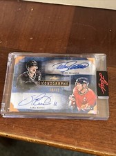 2022 Leaf Art Of Hockey Iconography Dual Auto Teemu Selanne/Saku Koivu 10/12