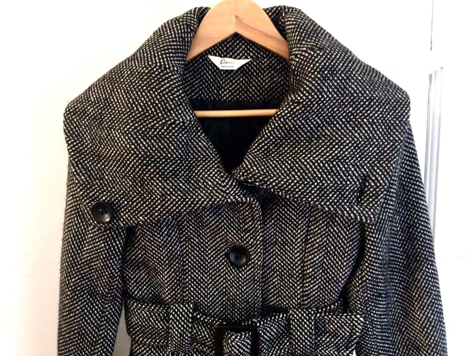 Womens PORTMANS Lined Wool Blend Coat Winter Jacket w… Gem