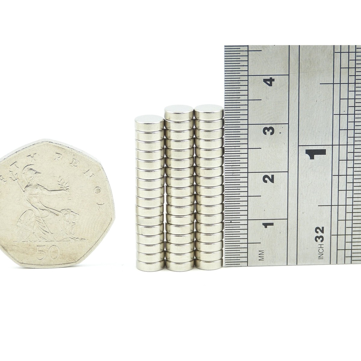 Magneti Industriali Grado Magnetico N52 Piccoli 25 Mini Magneti Dischi Da 5x3mm Rotondi Ed Extra Potenti - Foto 11