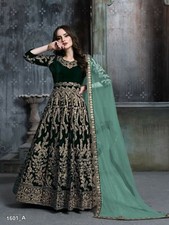 New Pakistani Ethnic Anarkali Gown Indian Bollywood Designer Salwar Kameez Suits