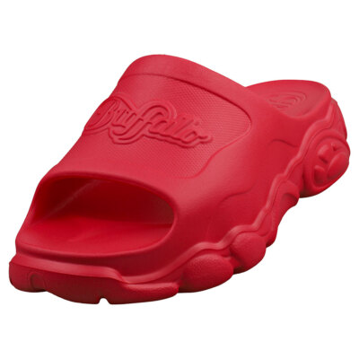 hot pink yeezy slides