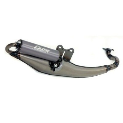 Schalldämpfer Giannelli Extra V2 Yamaha Aerox MBK Nitro 50 2T Minarelli Liegend