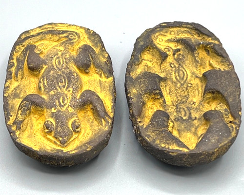 Hand-Carved Stone Lizard Talisman – Primitive Puzzle Sculpture Symbol of Renewal