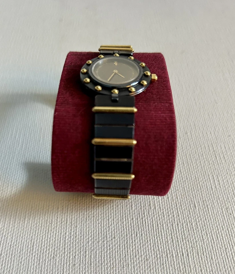 Reloj CORUM Clipper Club Damas Oro 18k Negro Acero Inoxidable con Cajas Originales Foto 4 de 4