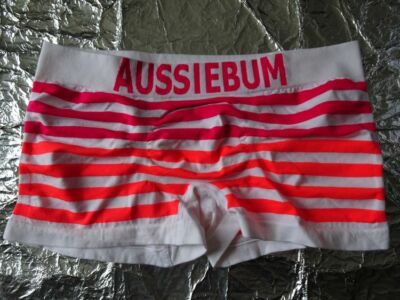 Underwear Aussiebum Trunk Seamless Bodystretch Neon Serie - Größe L - Streifen 