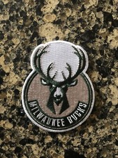 NEW 3 1/4 X 4 INCH MILWAUKEE BUCKS IRON ON PATCH FREE SHIPPING R3