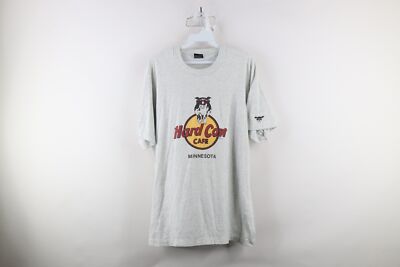 Vtg 90s Streetwear Mens XL Parody Hard Cow Cafe Short Sleeve T