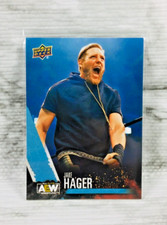 2021 UPPER DECK AEW FIRST EDITION #19 JAKE HAGER (BLUE) BASE SET CARD!