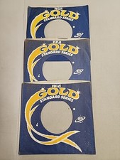 45 RPM 7" RECORD SLEEVES CO. SLEEVE 3 PACK SEE PHOTOS - RCA SLV166