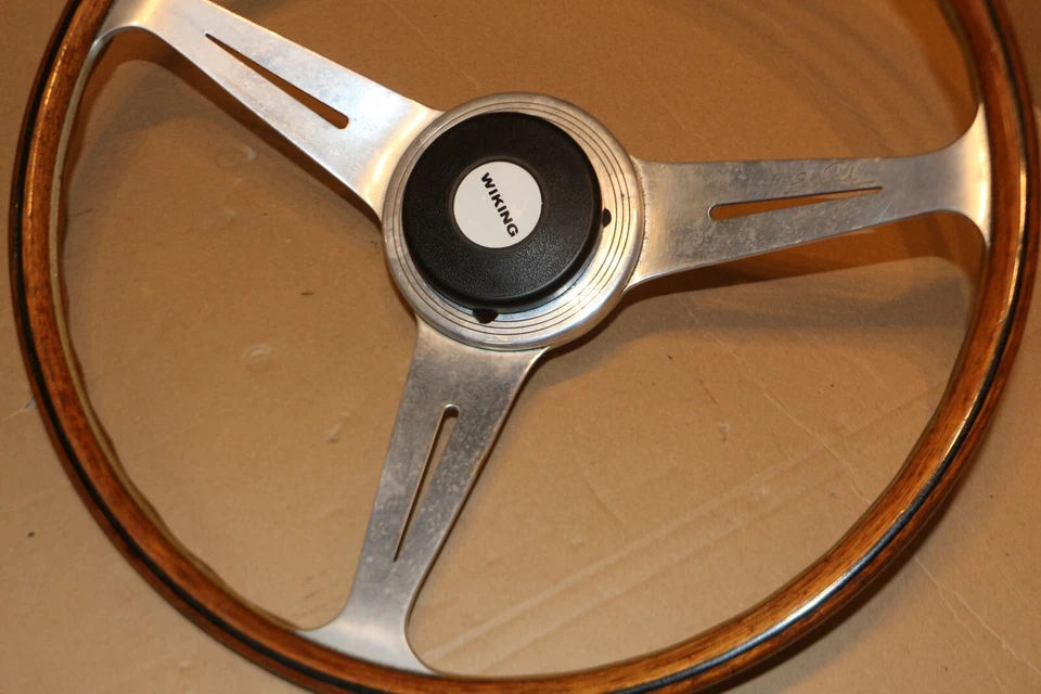 Nardi 66 original Made Italy Holzlenkrad Lenkrad Vintage Selten 42cm - Bild 3 von 4