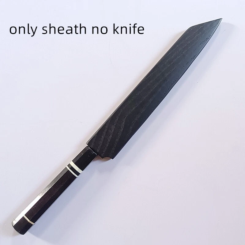 270mm Japanese Chef Knife Sheath Yanagiba Wood Saya Blade Guard Protect Case Bag