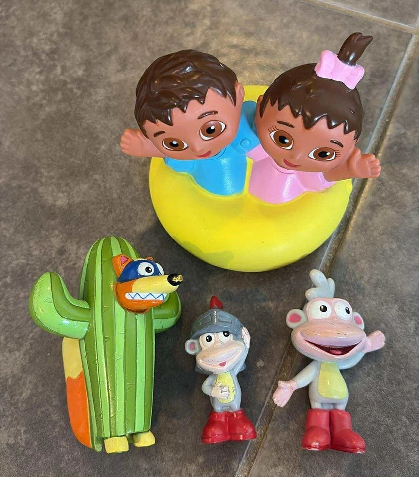 Vintage 2005 Dora The Explorer Mini Toy Lot 4 toys swiper fox boots etc - Image 2 of 3