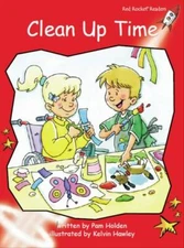 Clean Up Time (Red Rocket Readers Early Level 1)  paperback Used - Very Good