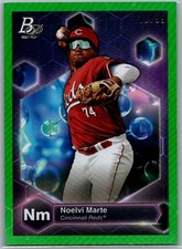 2022 Bowman Platinum Precious Elements Green /99 Noelvi Marte #PE-3 Reds