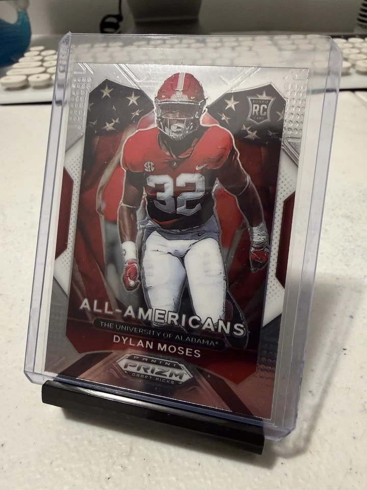 2021 Panini Prizm Draft Picks - All-American Dylan Moses #190 (RC) Rookie Card - Image 3 of 3