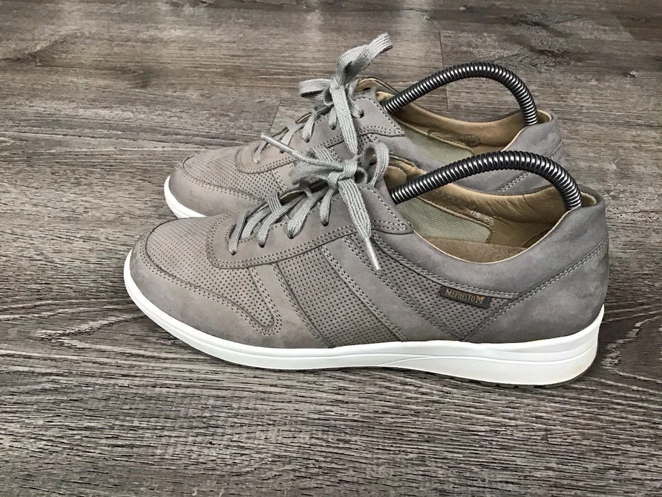 Mephisto Rebecca Mujer 9.5 Cuero Perforado Zapatos Tenis Comodidad Escorrentía Foto 4 de 4