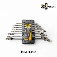 GEARWRENCH 8 Piece Reversible Ratcheting Combination Wrench Set SAE GWD8RRSAE
