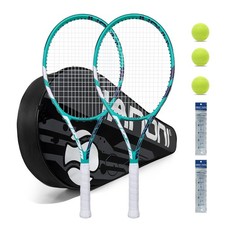 Tennis Rackets for Adults, Pre-Strung 27 Inch Tennis Racquets, Lightweight Te...