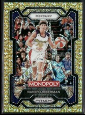 2024 Prizm Monopoly WNBA #27 Nancy Lieberman Gold Millionaire Shim Prizms/500