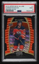 2019-20 Upper Deck Allure Orange Slice 61/199 Connor McDavid #1 PSA 9 MINT 2d8
