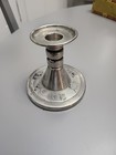 Vintage MidCentury Norway Rune Tinn by Haugrud Pewter Candle Holder  — photo 1