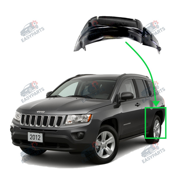 Radlauf StoßStange Locaro Hinten Links FüR Jeep Compass 2011 - 2017-image