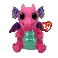 TY Beanie Boos T37361 Spitfire The Pink Draak Met Grote En Glinsterende Ogen, He