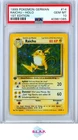 RAICHU POKEMON BASE SET 1ST EDITION HOLO 1999 14/102 GERMAN PSA 10