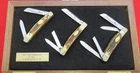Case XX Congress Knife 1984 Mint Stag Congress Set CCC Wood Display & COA! NR