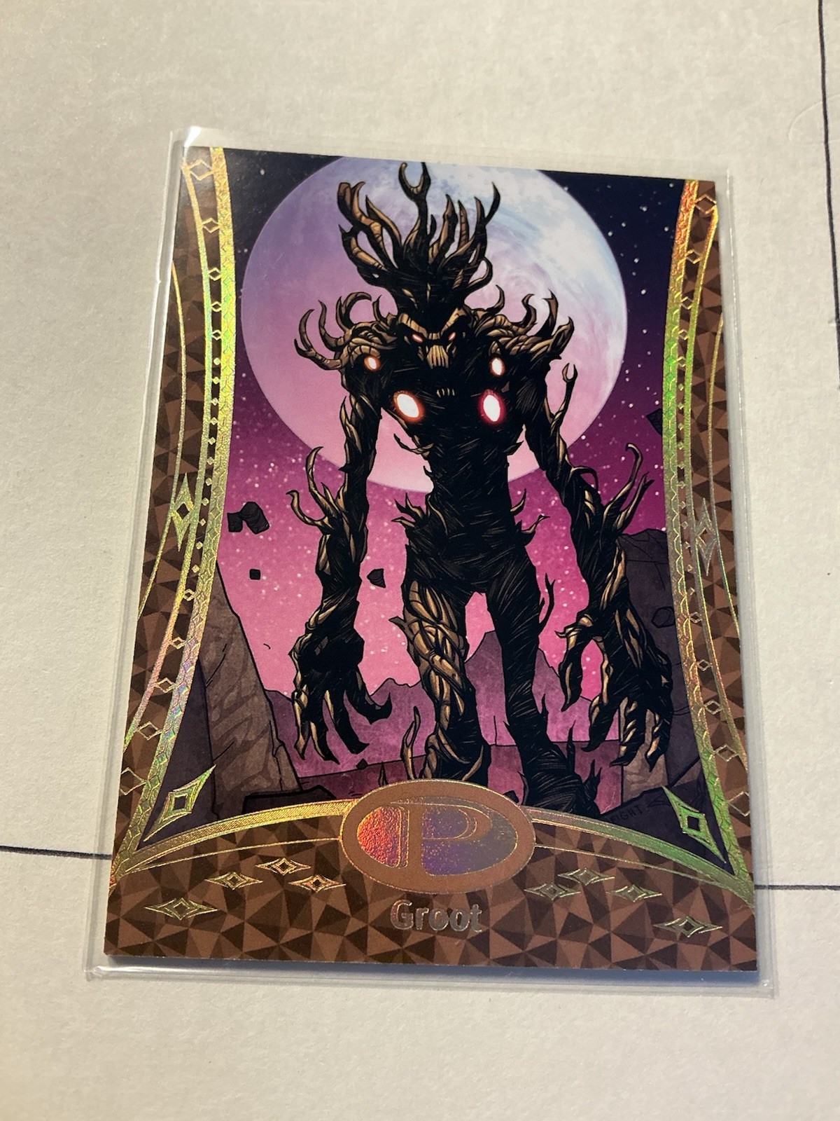 2014 Marvel Premier Trading Cards GOLD SPECTRUM PARALLEL #36 Groot 24/25