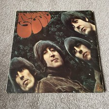 The Beatles – Rubber Soul Vinyl Record 3RD UK Pressing 1965 RARE -5 -5 Yarwood