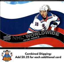 2020-21 Upper Deck #WW-26 Artemi Panarin NHL Worldwide New York Rangers